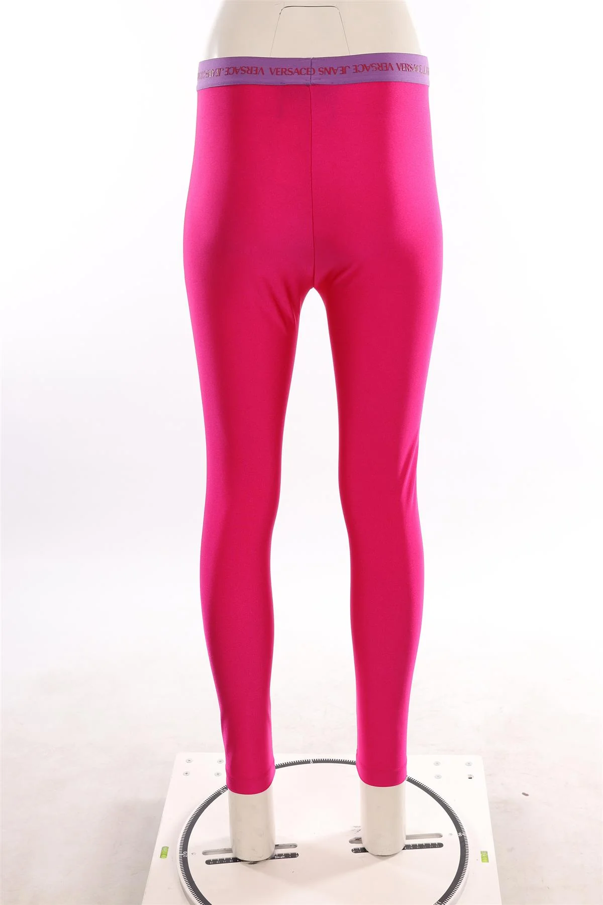 VERSACE JEANS COUTURE PINK LEGGINGS IT 42 UK 10 - Image 4
