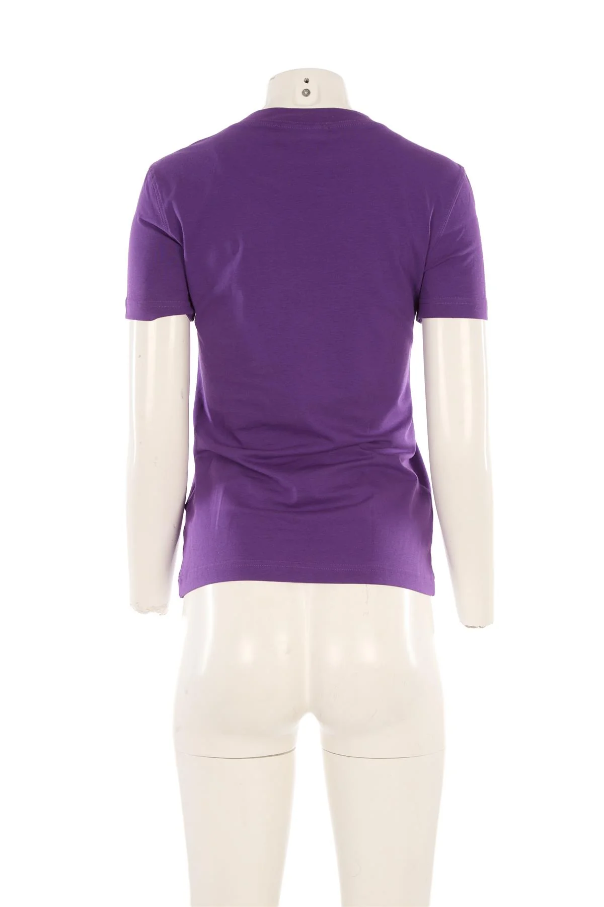 VERSACE JEANS COUTURE PURPLE COTTON T-SHIRT MEDIUM - Image 4