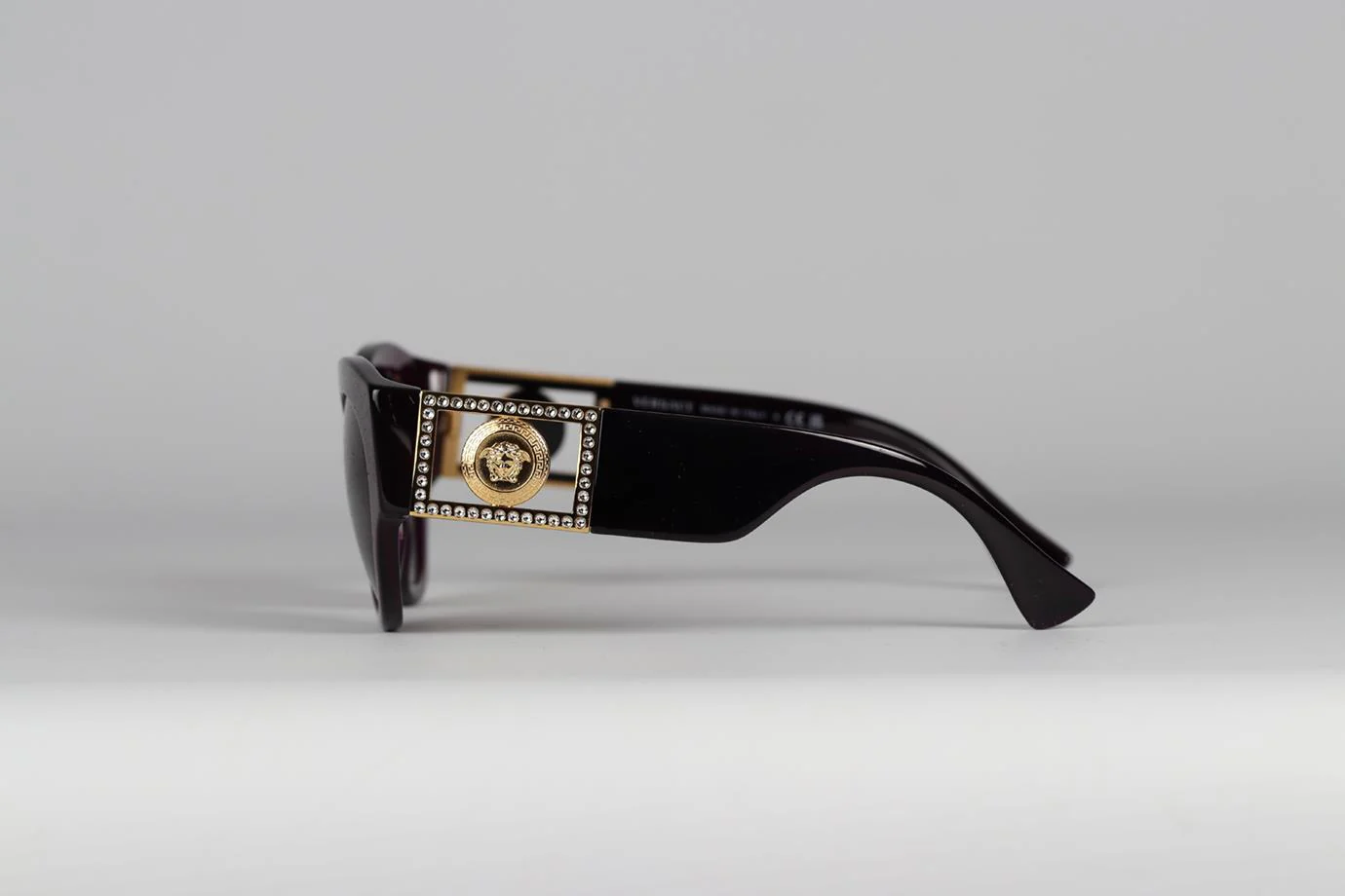 VERSACE MEDUSA ROUND FRAME ACETATE SUNGLASSES - Image 4