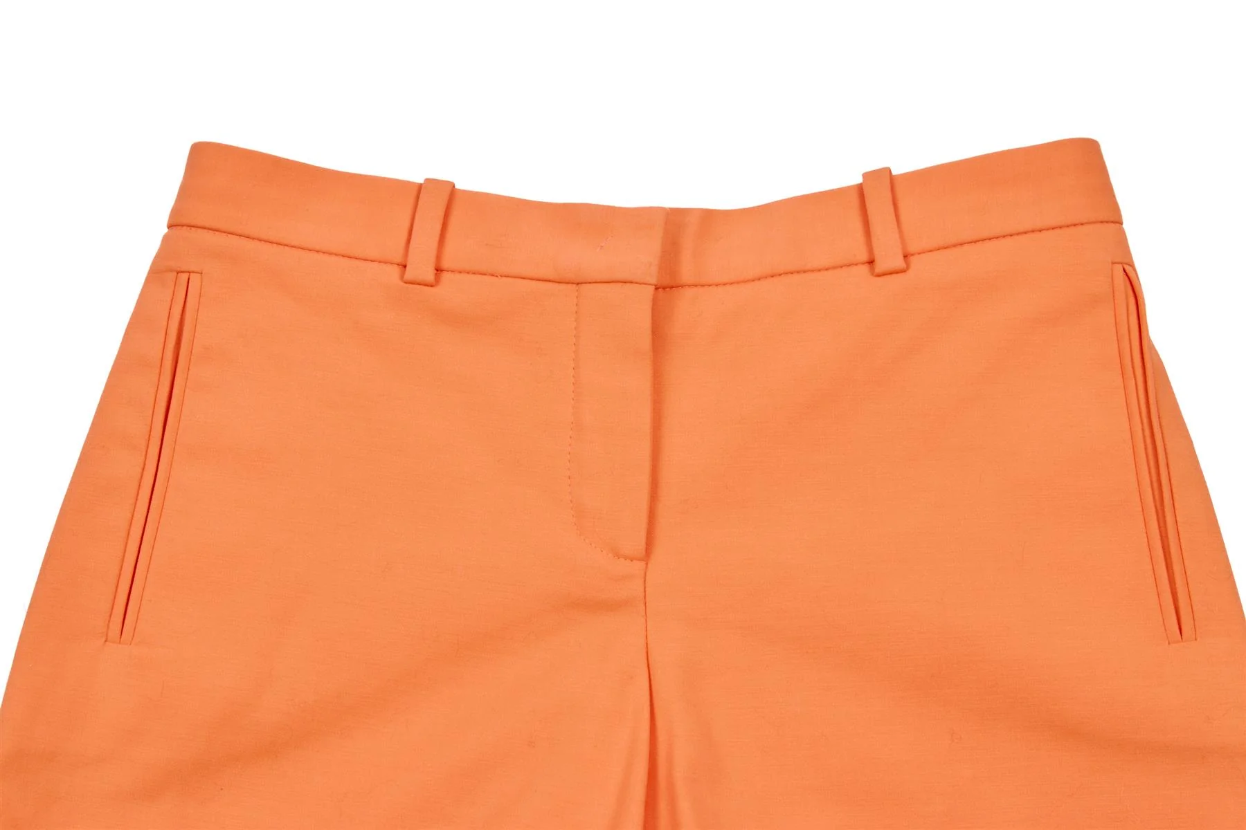 VERSACE ORANGE COTTON SHORTS IT 38 UK 6 - Image 3