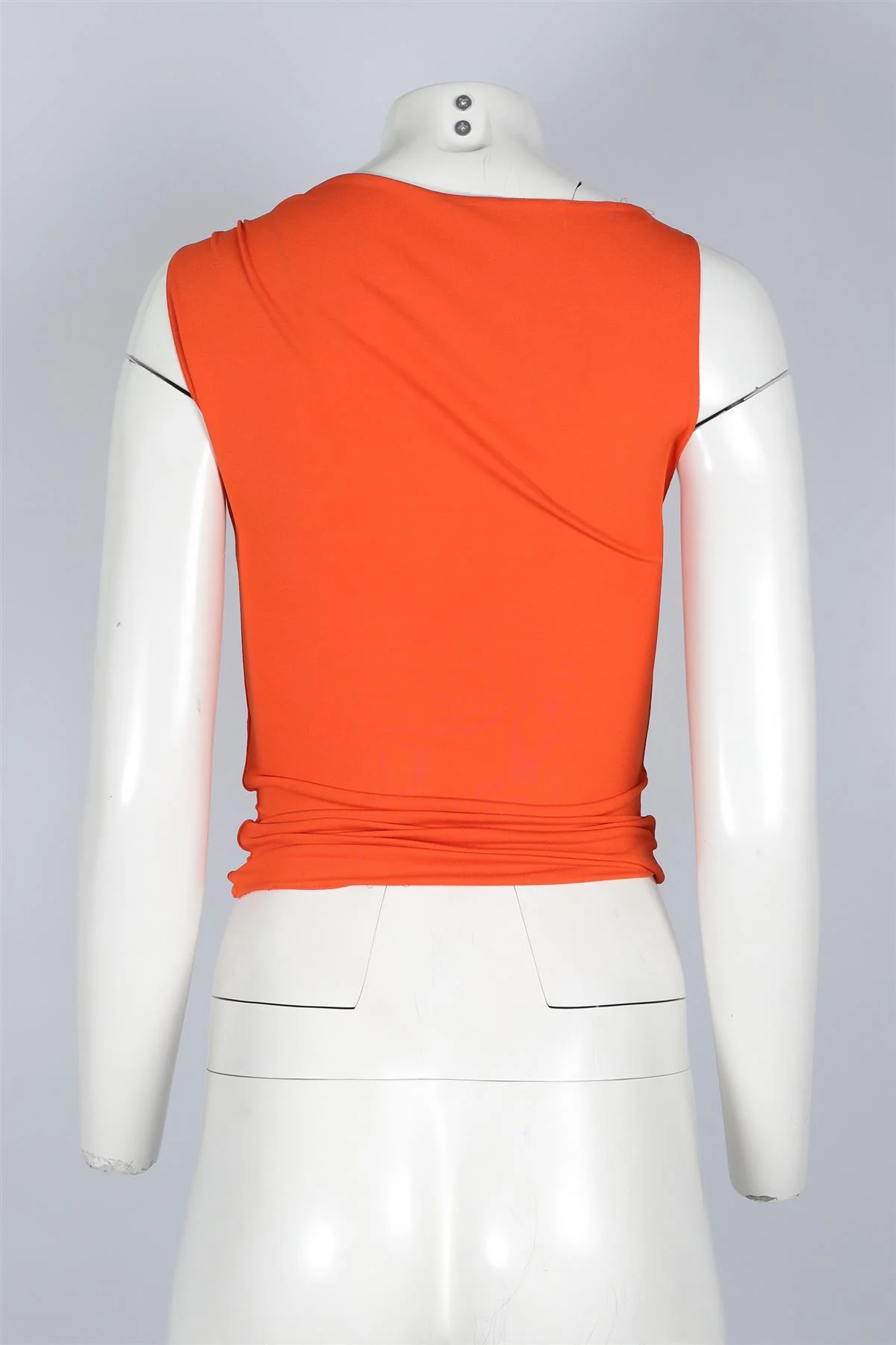 VERSACE ORANGE JERSEY TOP IT 40 UK 8 - Image 4