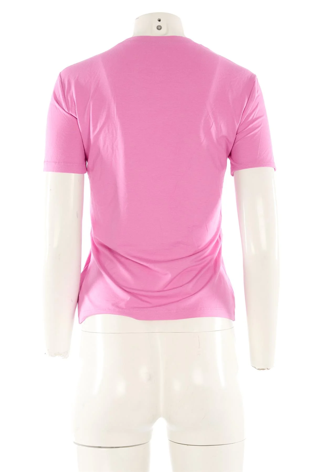 VERSACE PINK JERSEY T-SHIRT IT 42 UK 10 - Image 4