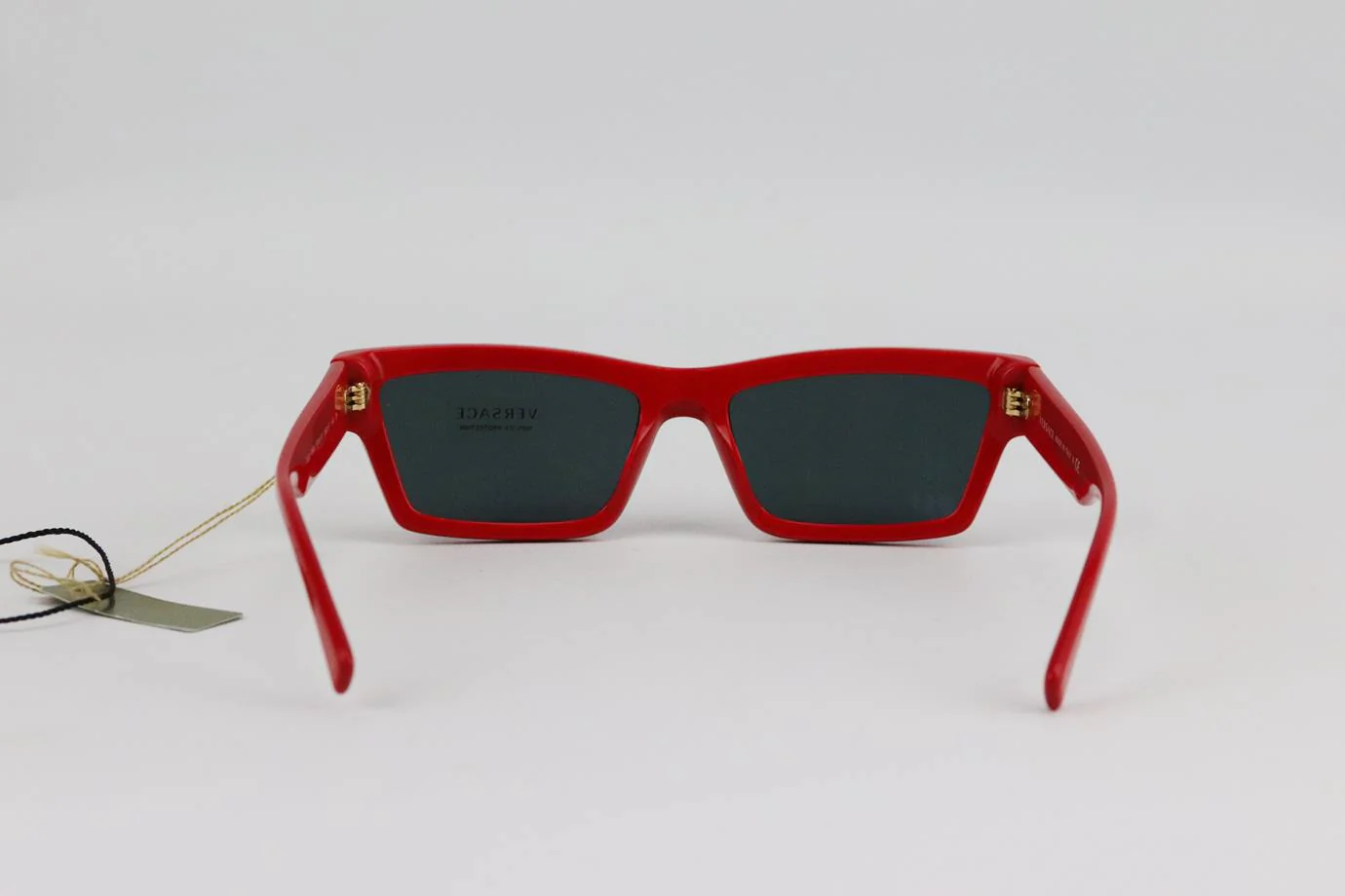 VERSACE RECTANGLE FRAME ACETATE SUNGLASSES - Image 4