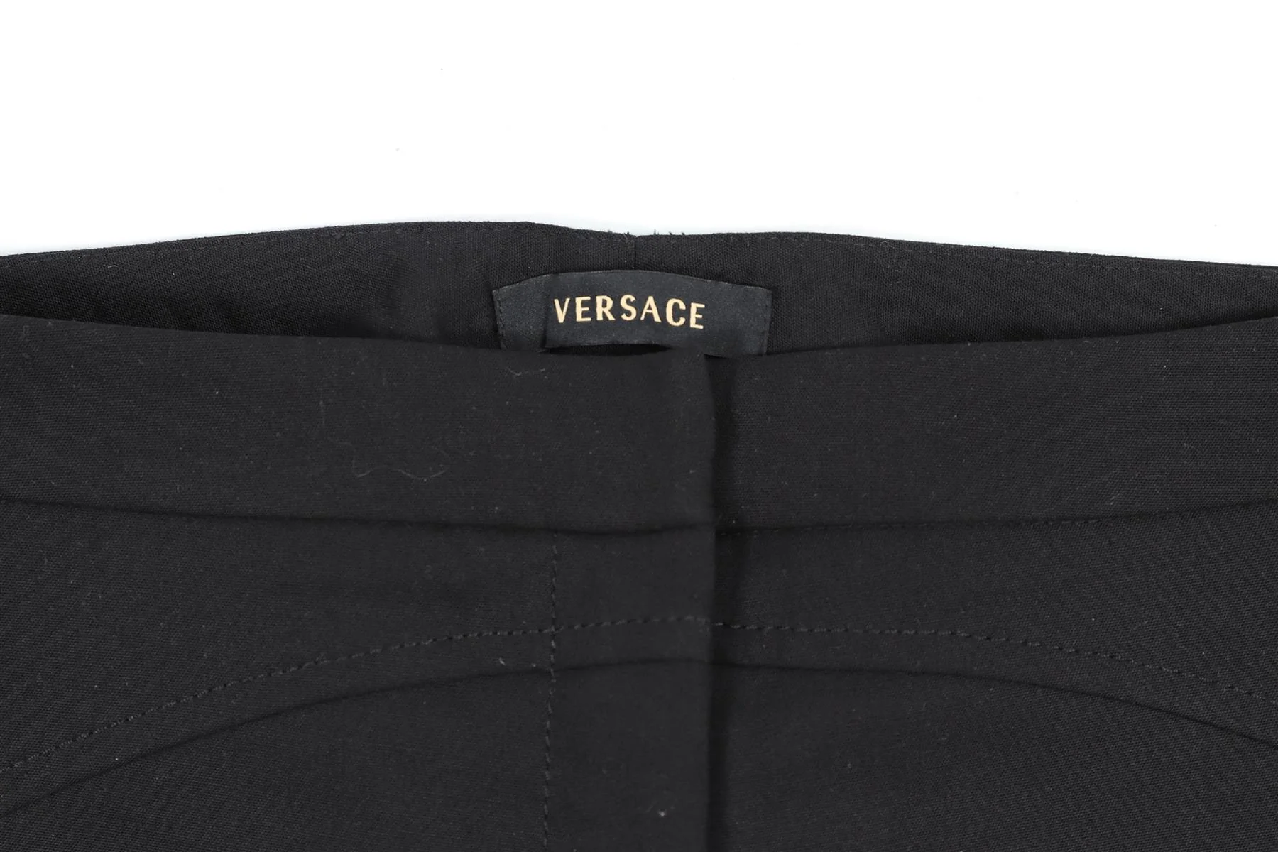 VERSACE VINTAGE WOOL BLEND SKINNY PANTS IT 38 UK 6 - Image 7