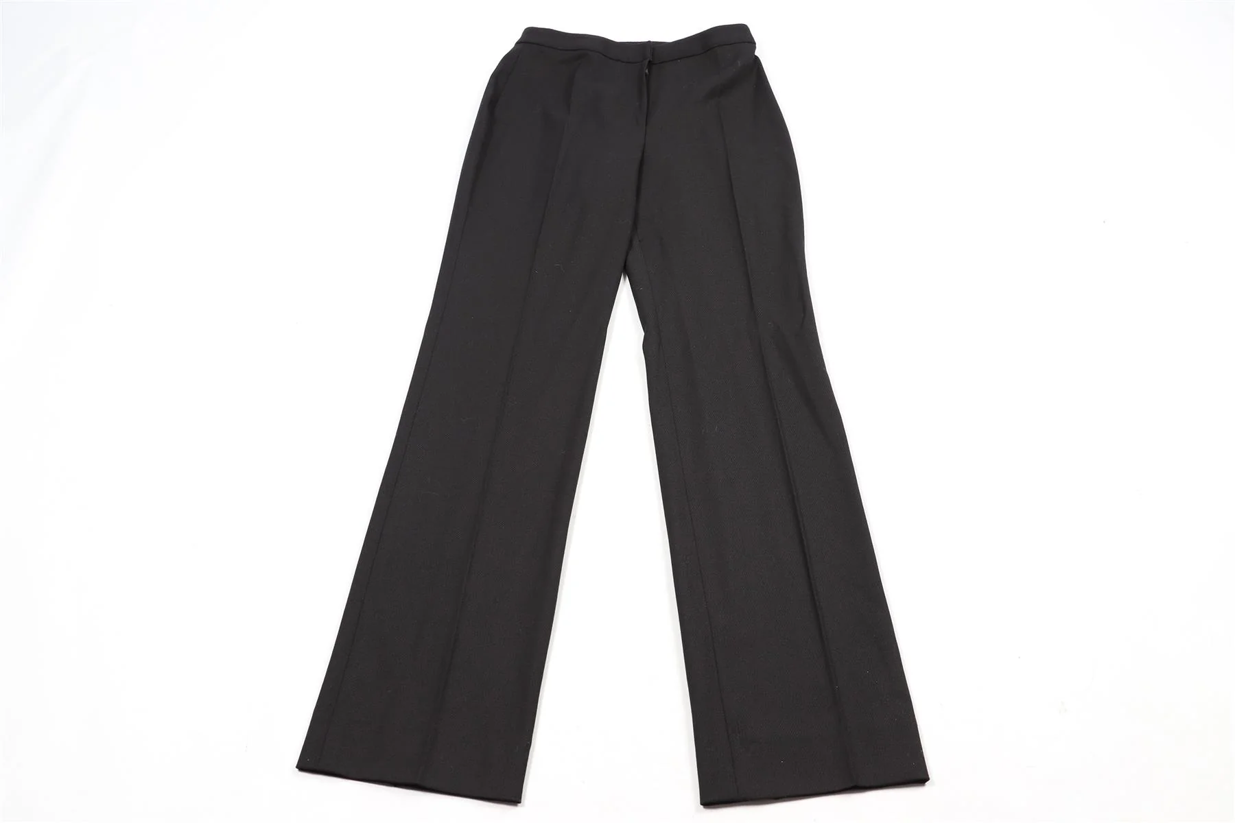 VERSACE VINTAGE WOOL STRAIGHT LEG PANTS IT 38 UK 6 - Image 2