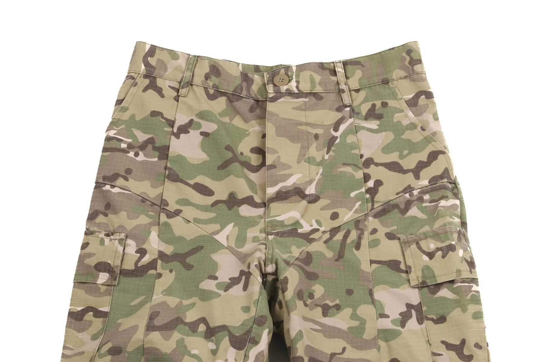 VETEMENTS GREEN COTTON TAPERED PANTS MEDIUM - Image 3