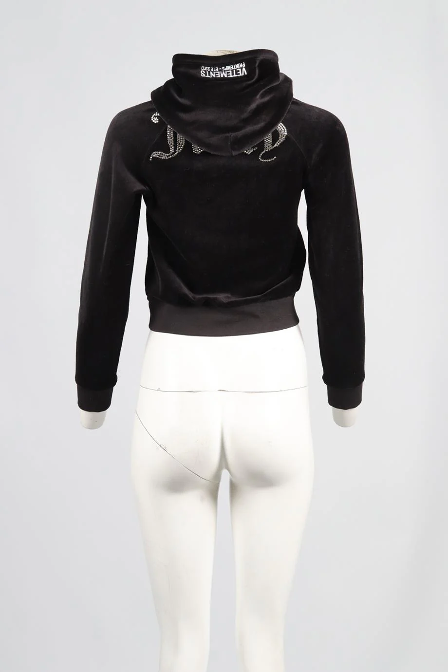 VETEMENTS + JUICY COUTURE COTTON BLEND HOODIE LARGE - Image 4