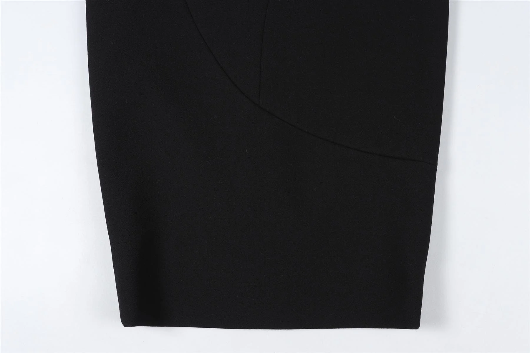 VICTORIA BECKHAM BLACK WOOL MIDI SKIRT UK 6 - Image 3