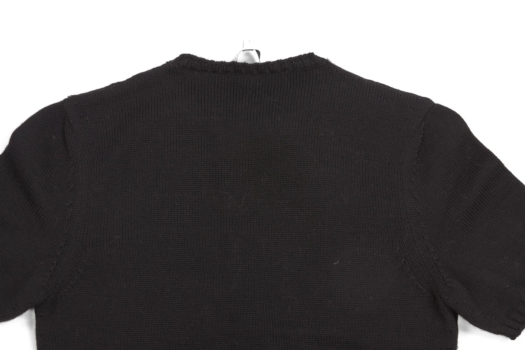 VICTORIA BECKHAM BLACK WOOL SWEATER UK 6 - Image 5