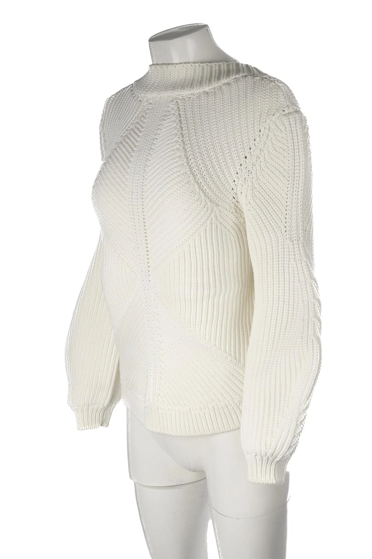 VICTORIA BECKHAM IVORY WOOL SWEATER UK 8 - Image 3
