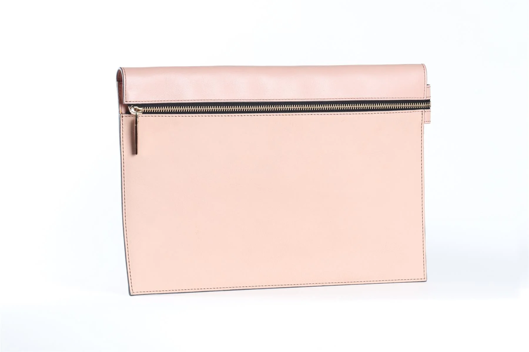 VICTORIA BECKHAM PINK LEATHER CLUTCH - Image 14