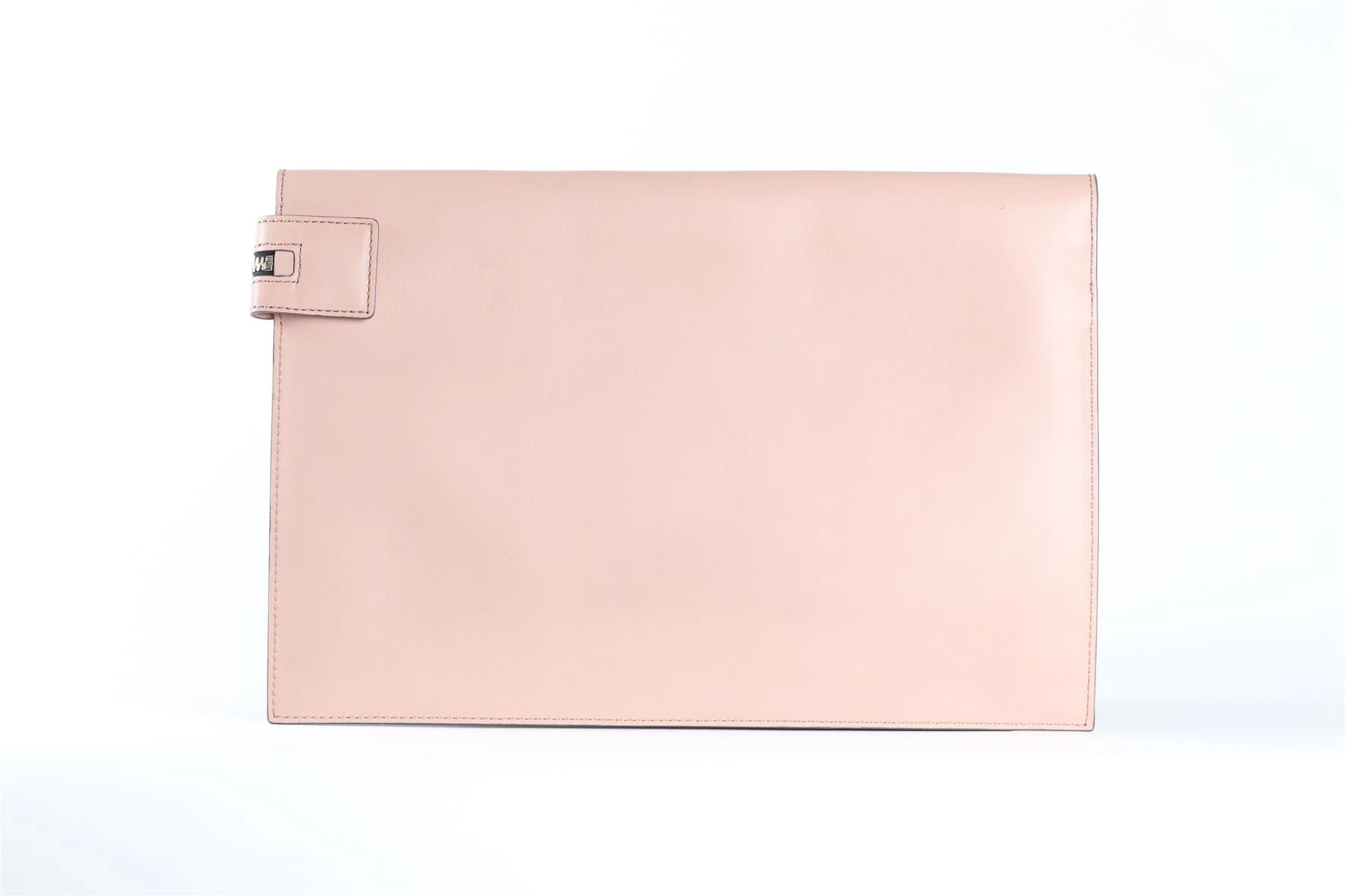VICTORIA BECKHAM PINK LEATHER CLUTCH - Image 6