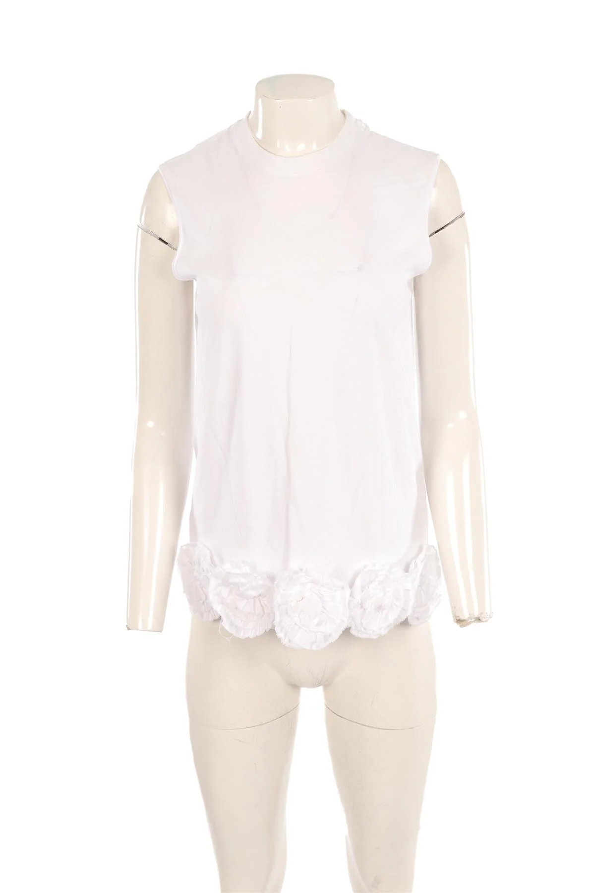 VICTORIA BECKHAM WHITE COTTON TOP SMALL - Image 2