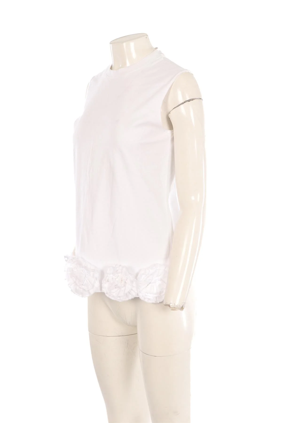 VICTORIA BECKHAM WHITE COTTON TOP SMALL - Image 3