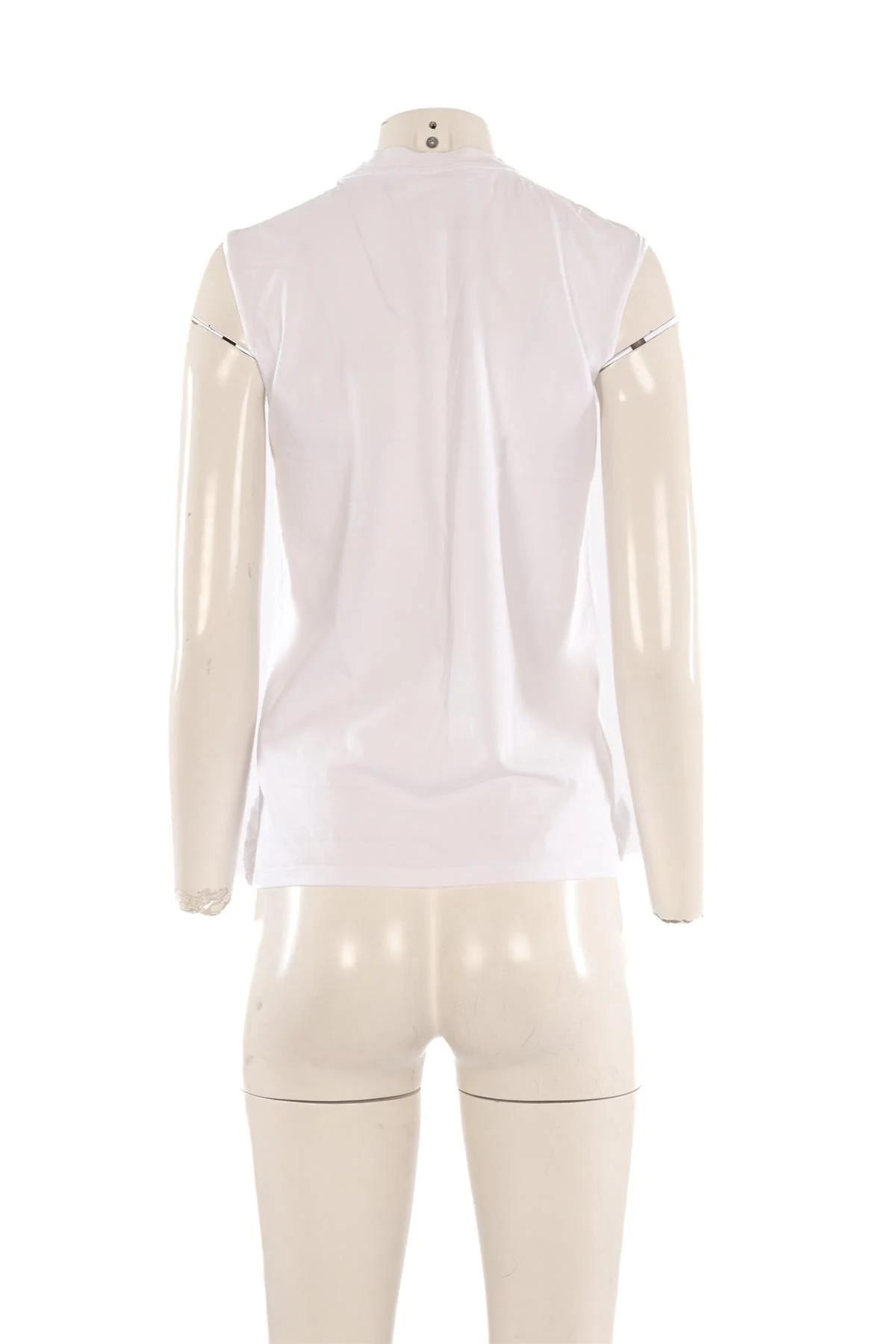 VICTORIA BECKHAM WHITE COTTON TOP SMALL - Image 4