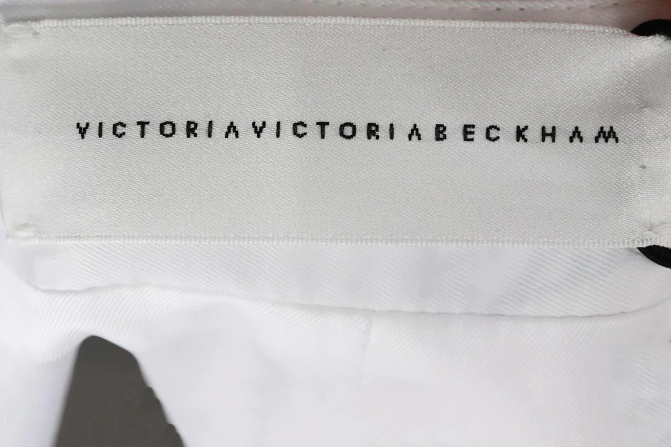 VICTORIA VICTORIA BECKHAM PRINTED TWILL PANTS UK 10 - Image 5