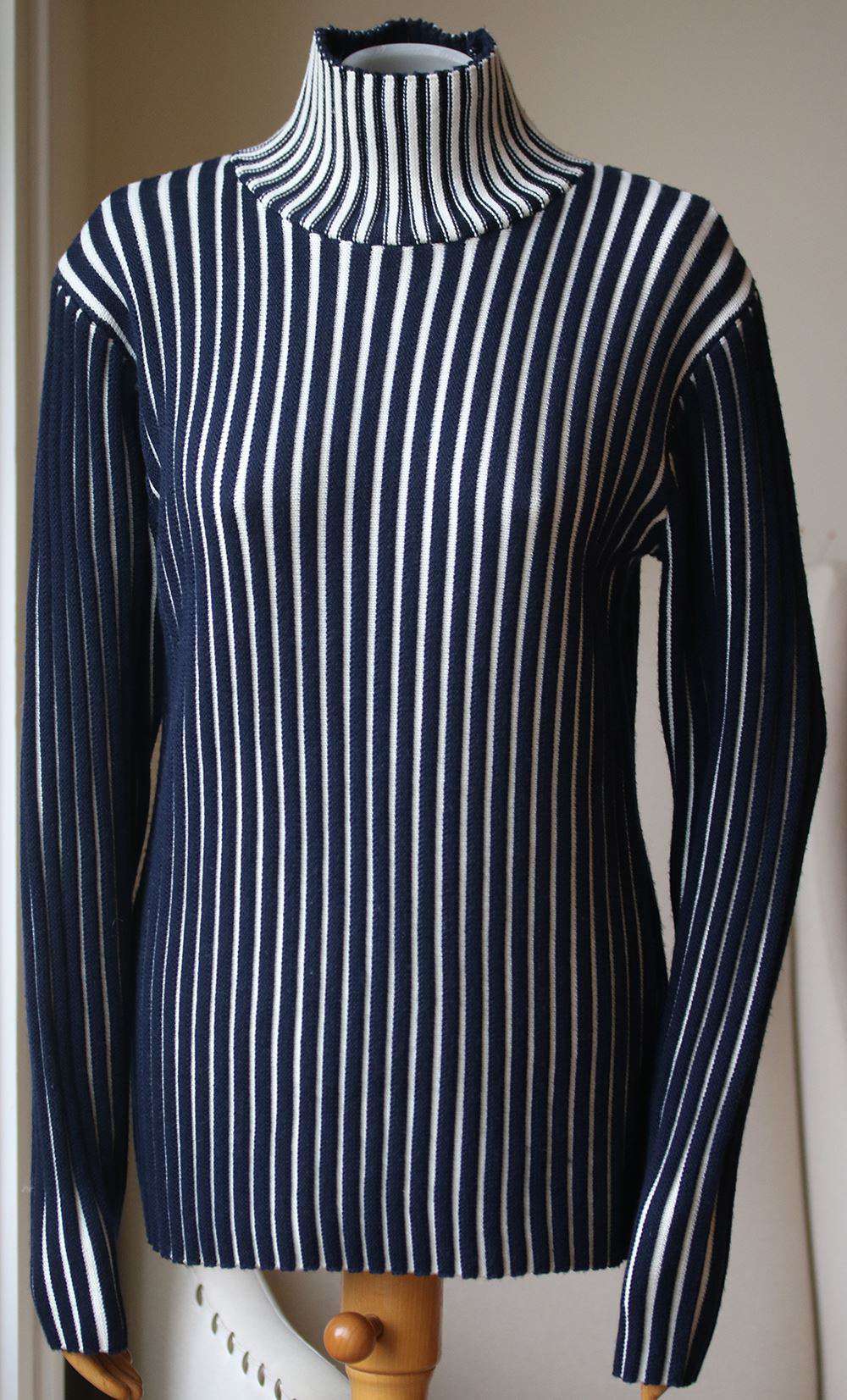 VICTORIA VICTORIA BECKHAM STRUCTURED TURTLENECK SWEATER UK 12 - Image 3