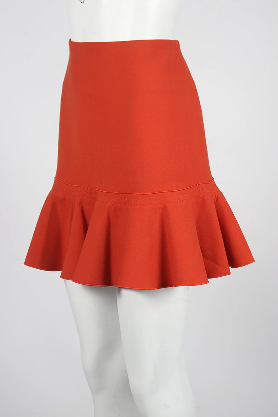VICTORIA VICTORIA BECKHAM WOOL BLEND MINI SKIRT UK 10 - Image 3