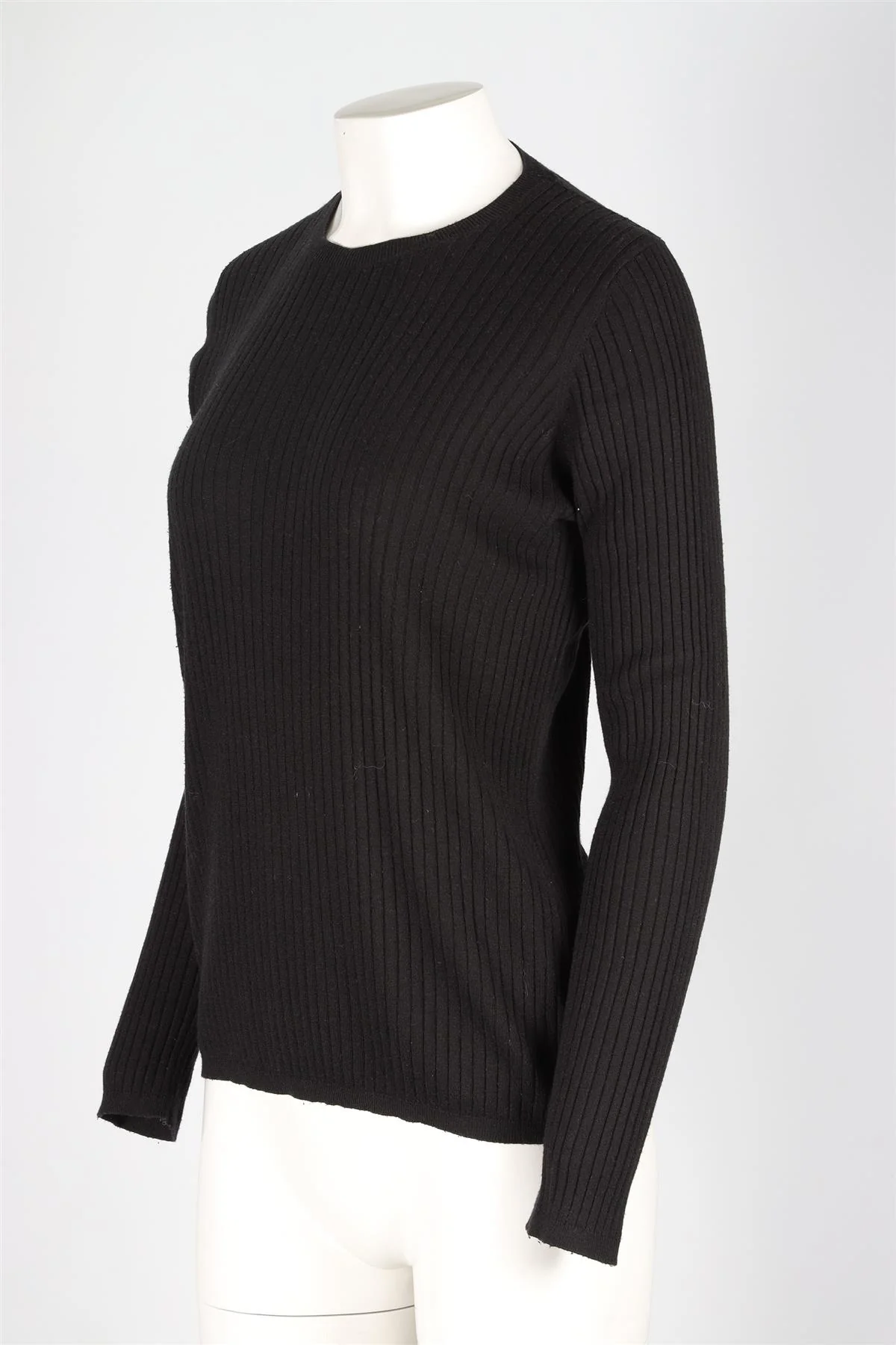 VINCE BLACK CASHMERE SWEATER LARGE - Image 3