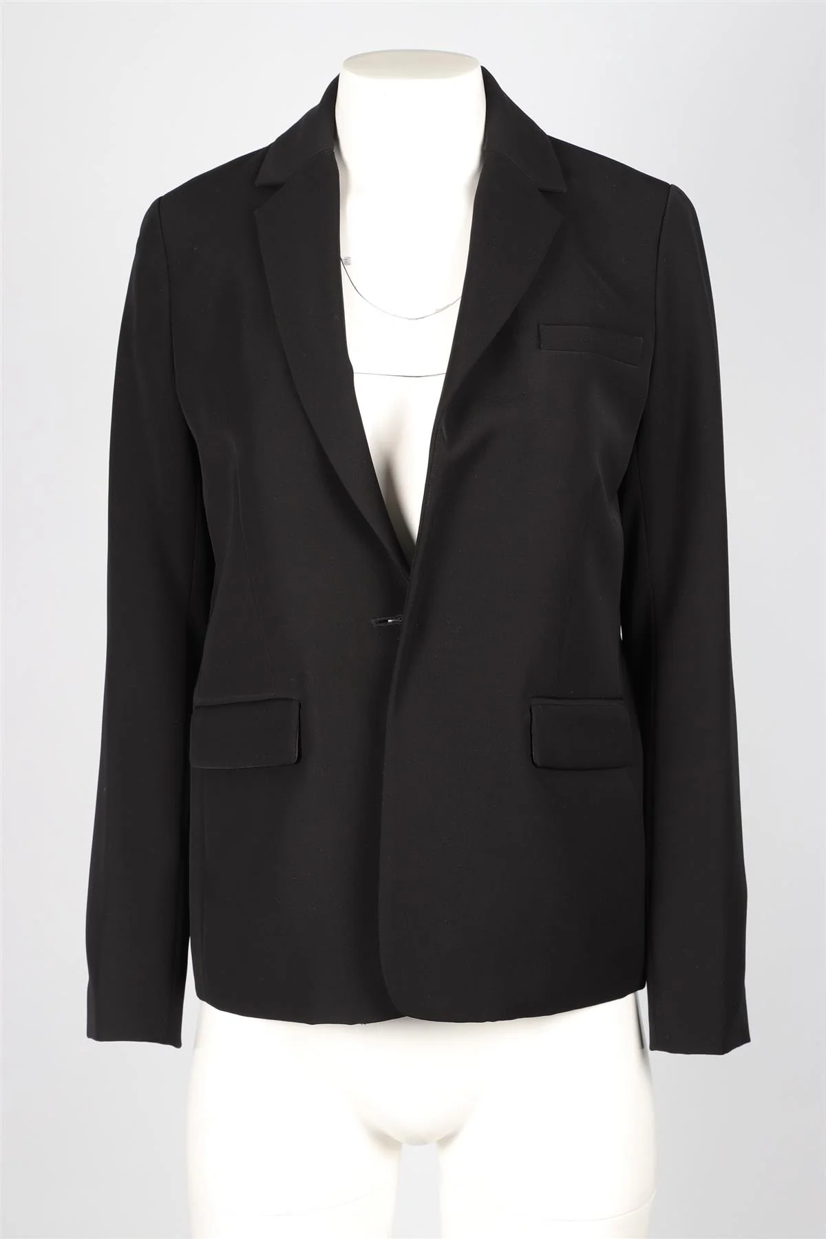VINCE BLACK CREPE BLAZER US 6 UK 10 - Image 2