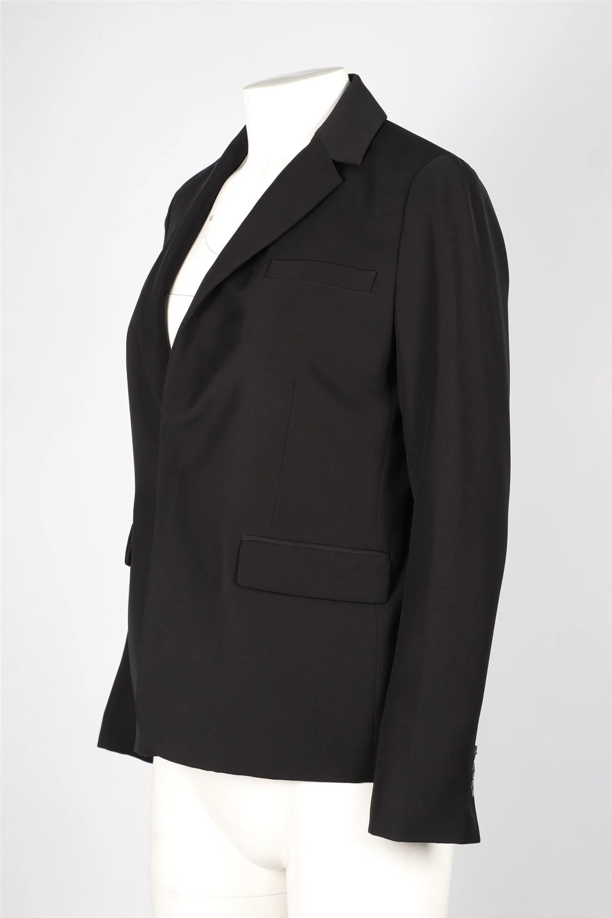 VINCE BLACK CREPE BLAZER US 6 UK 10 - Image 3