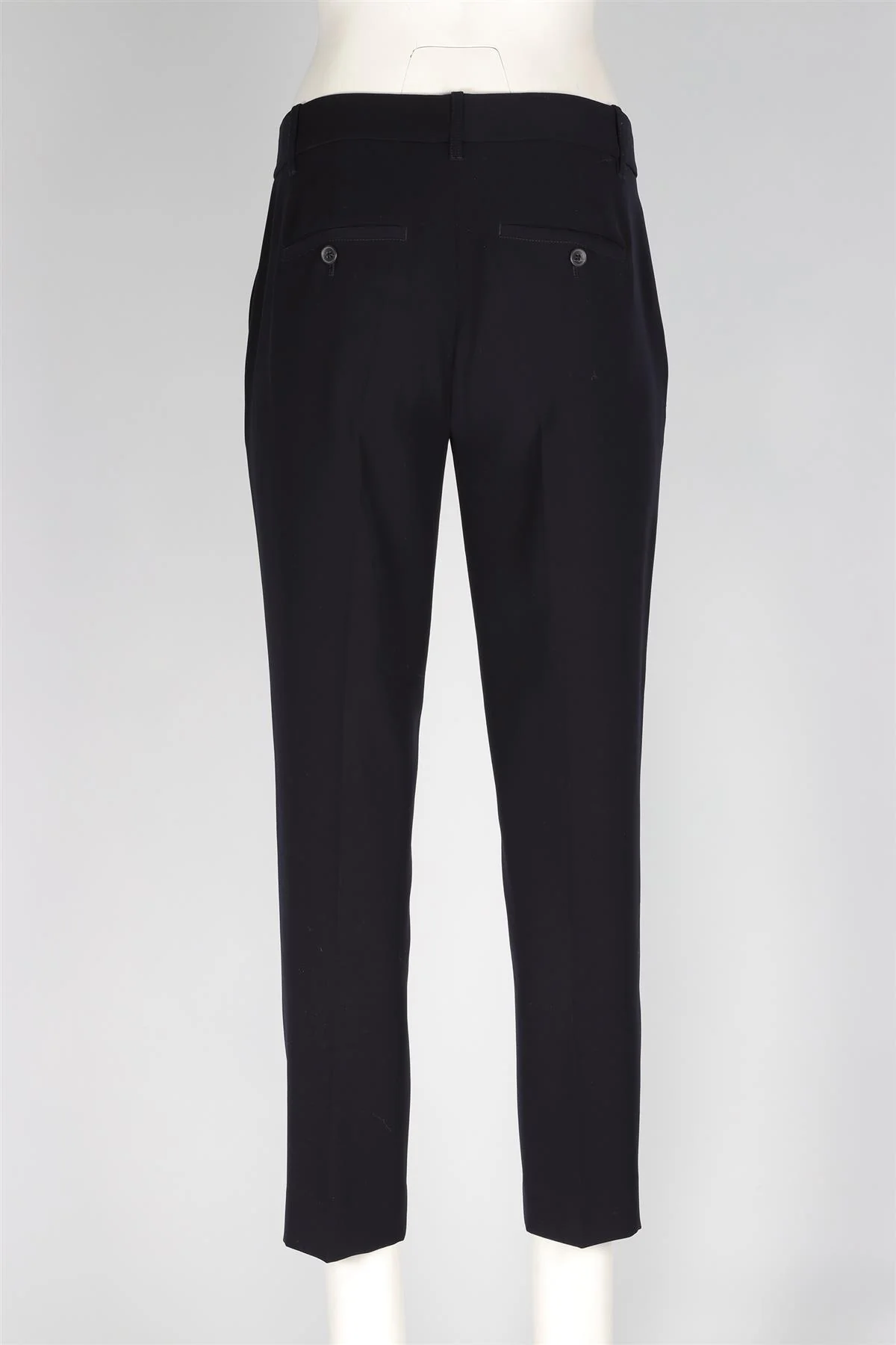 VINCE BLACK CREPE STRAIGHT LEG PANTS US 6 UK 10 - Image 4