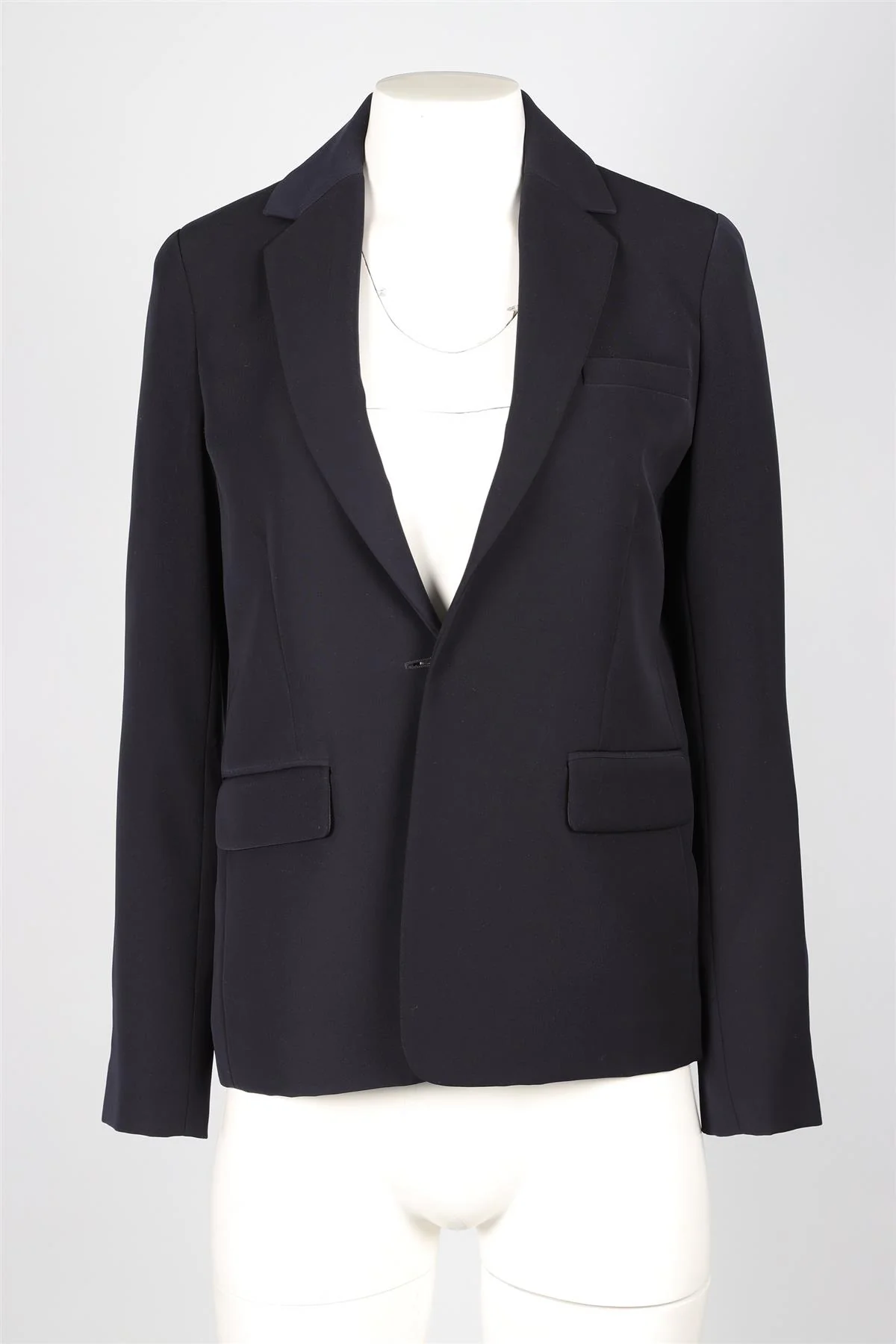 VINCE NAVY CREPE BLAZER US 6 UK 10 - Image 2