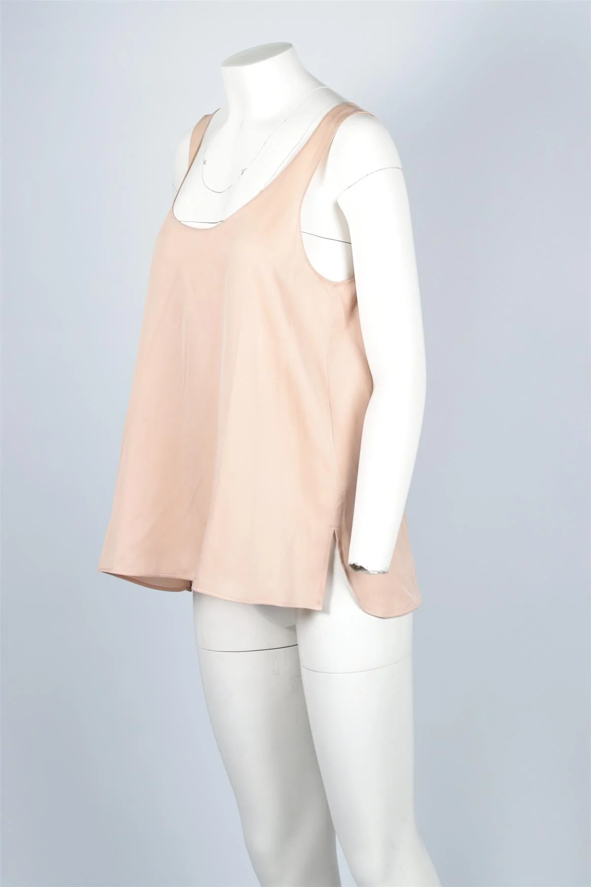 VINCE NUDE SILK TOP LARGE - Image 3