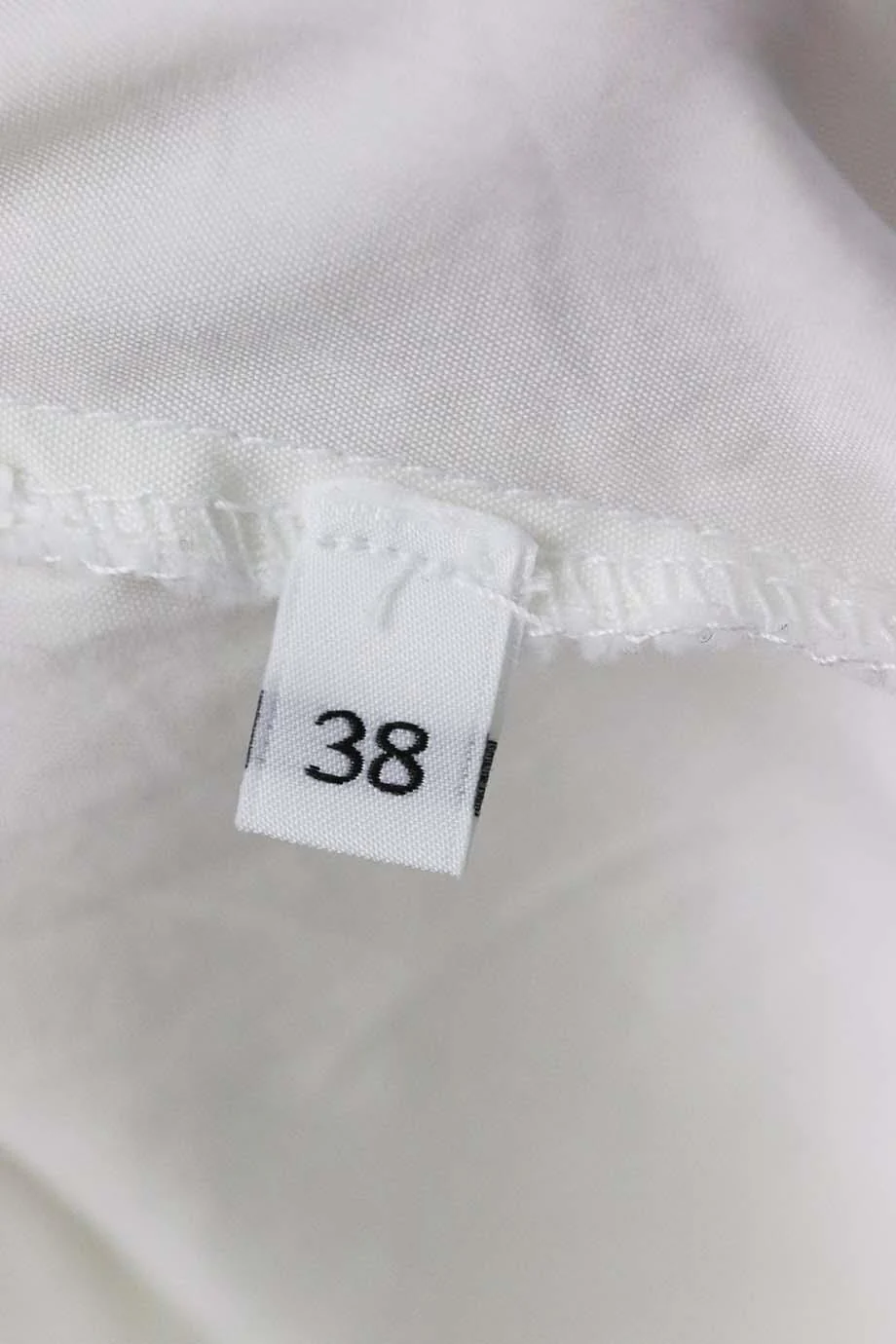 VIONNET CROPPED COTTON POPLIN SHIRT IT 38 UK 6 - Image 6