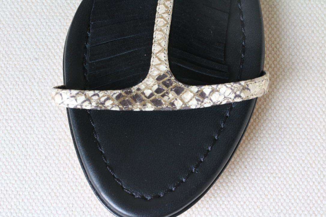 VISCONTI AND DU REAU LANAI FRINGE SANDALS EU 38 UK 5 - Image 8