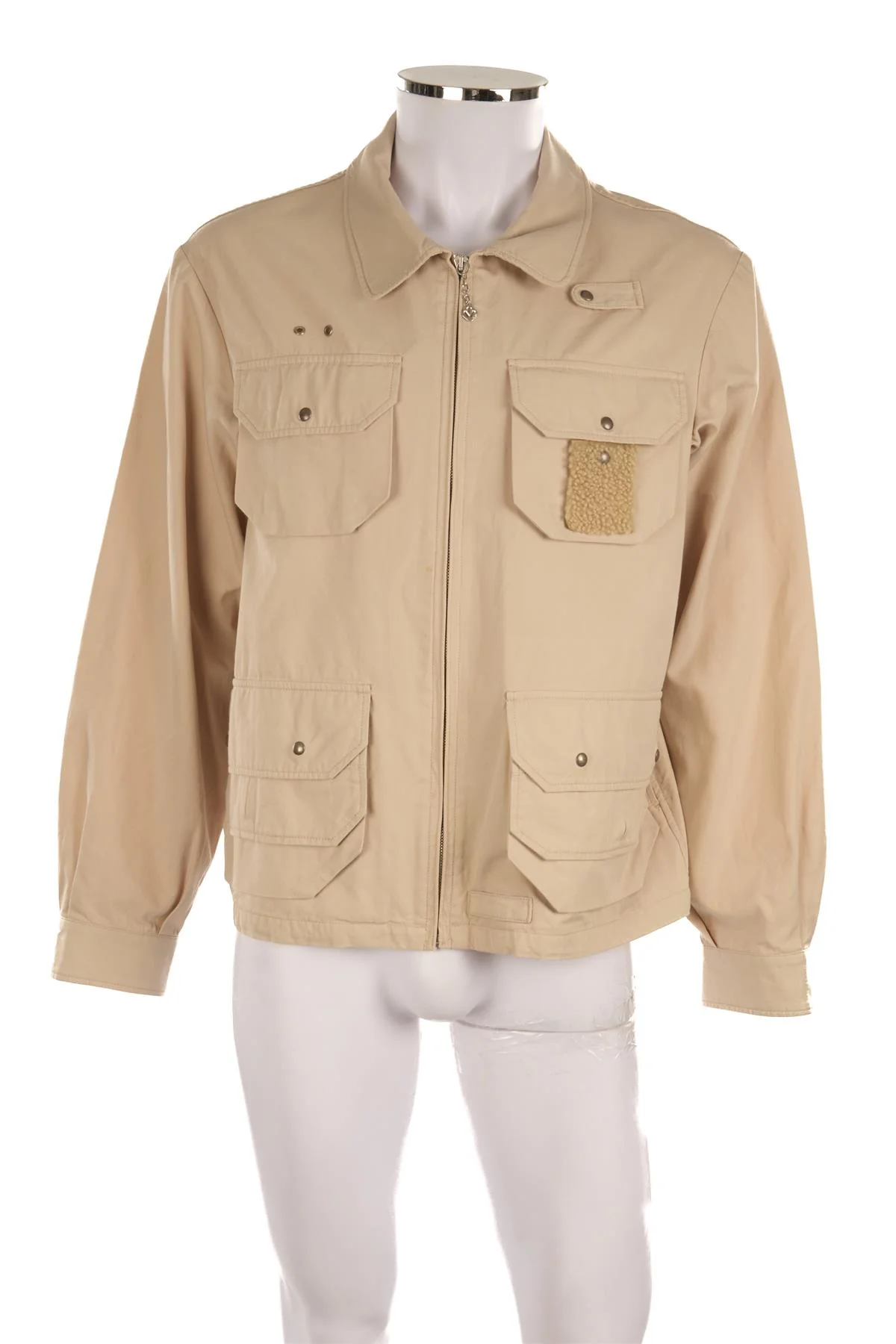 VISVIM CREAM MENS COTTON JACKET UK/US 40 IT 50 FR 50 - Image 2