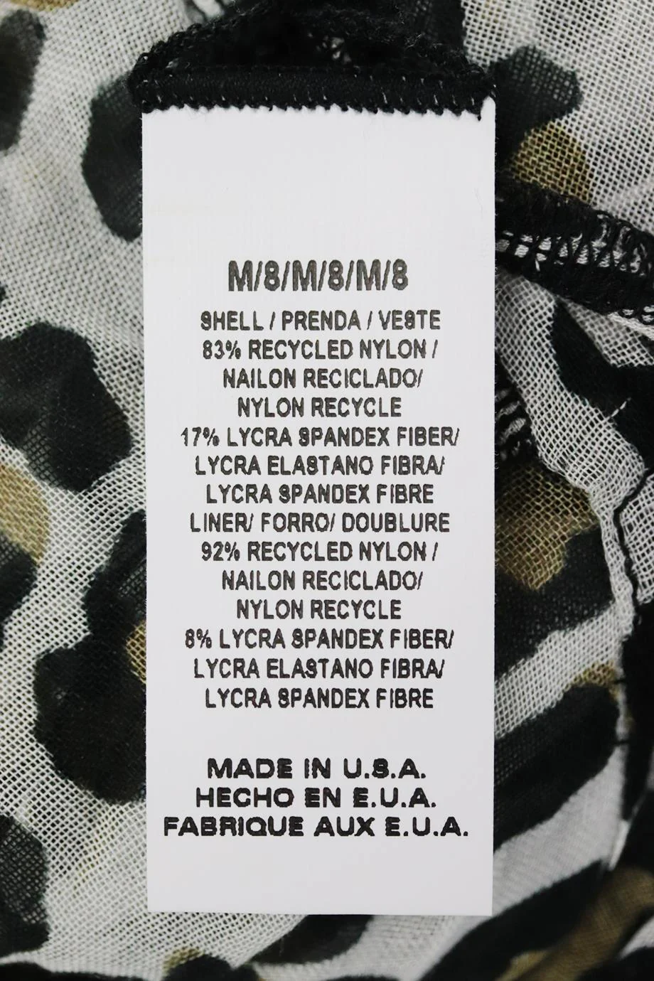 VITAMIN A BELTED LEOPARD PRINT VOILE MIDI DRESS MEDIUM - Image 6