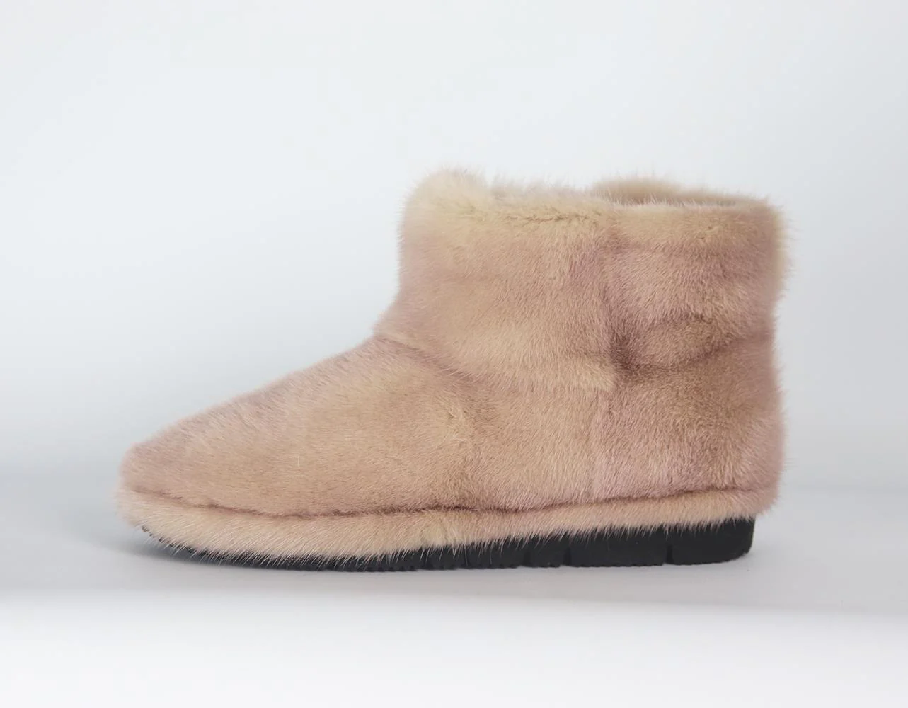 VIZALI SHEARLING LINED MINK FUR ANKLE BOOTS EU 39 UK 6 US 9 - Image 2