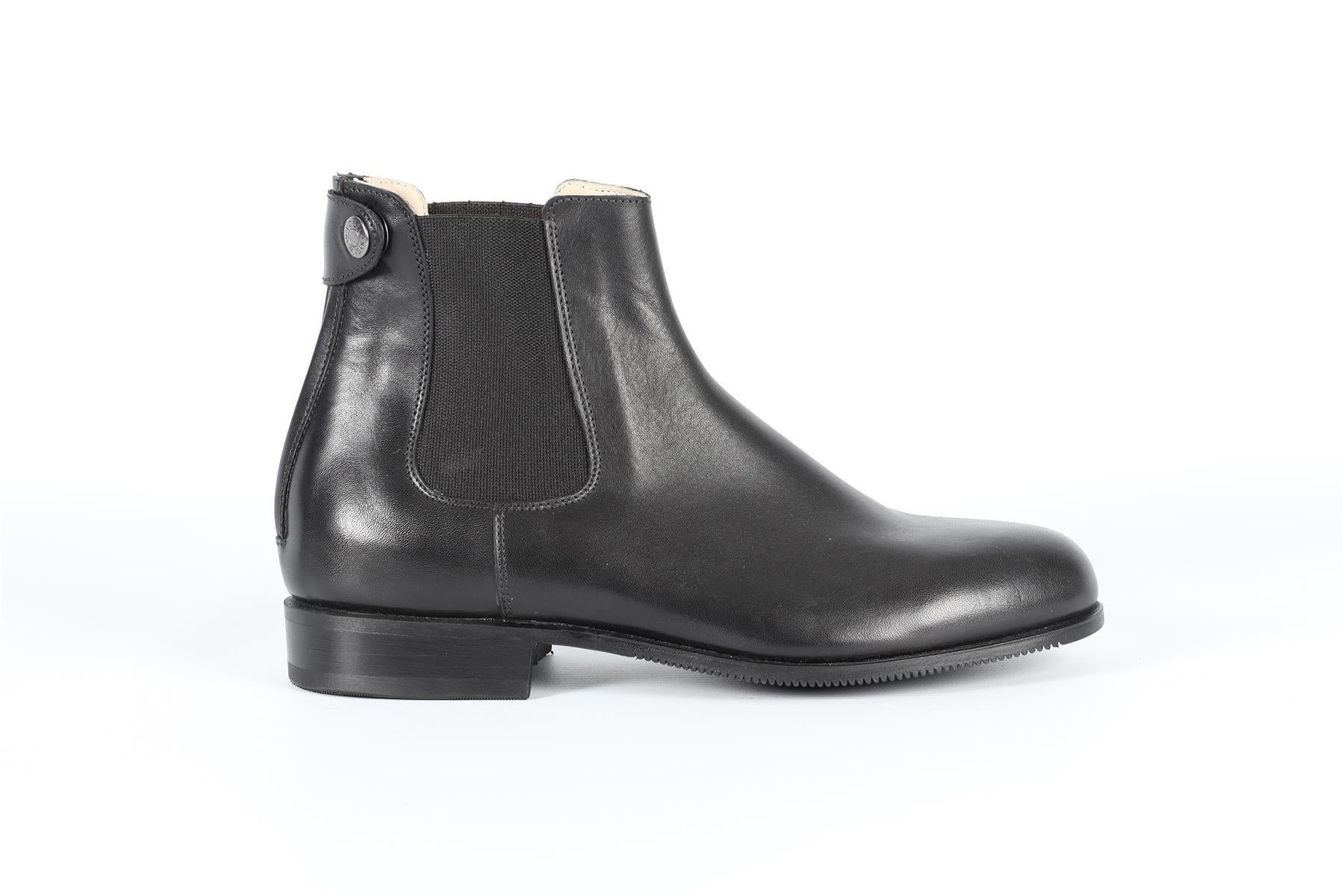 VOGEL BLACK LEATHER SHORT RIDING BOOTS EU 36 UK 3 US 6 - Image 2