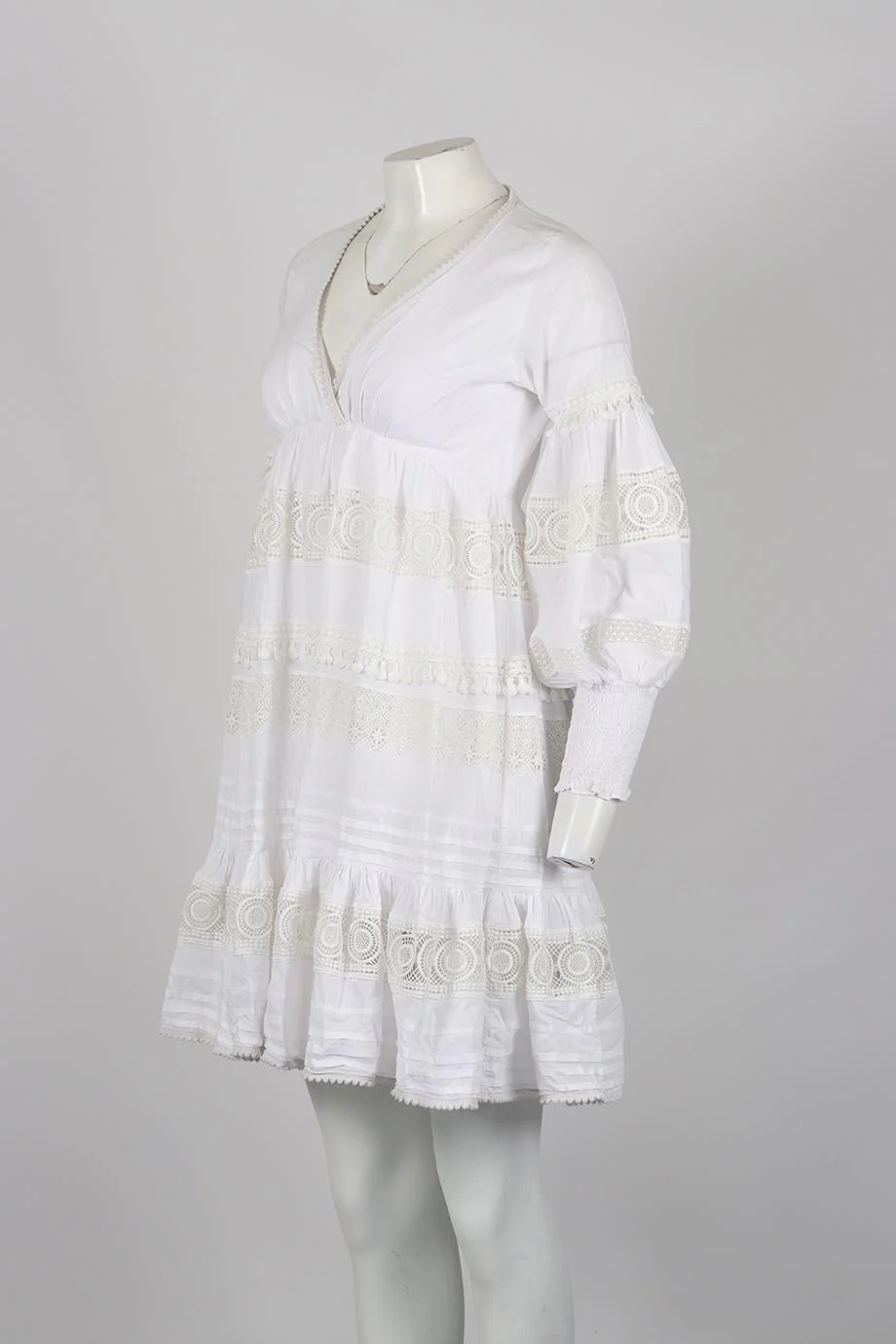 WAIMARI COTTON BLEND MINI DRESS XSMALL - Image 3