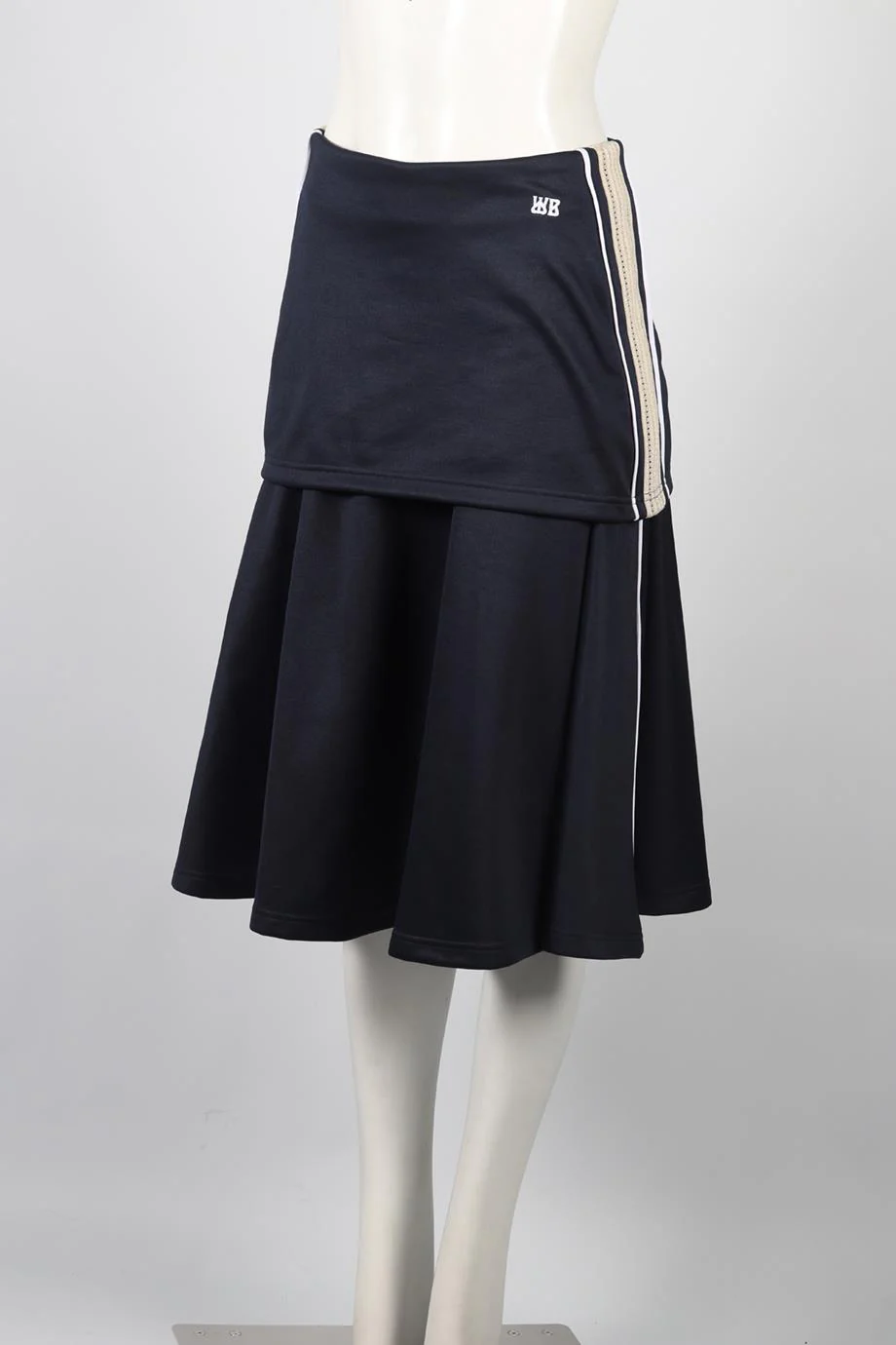 WALES BONNER JERSEY MIDI SKIRT XSMALL - Image 3