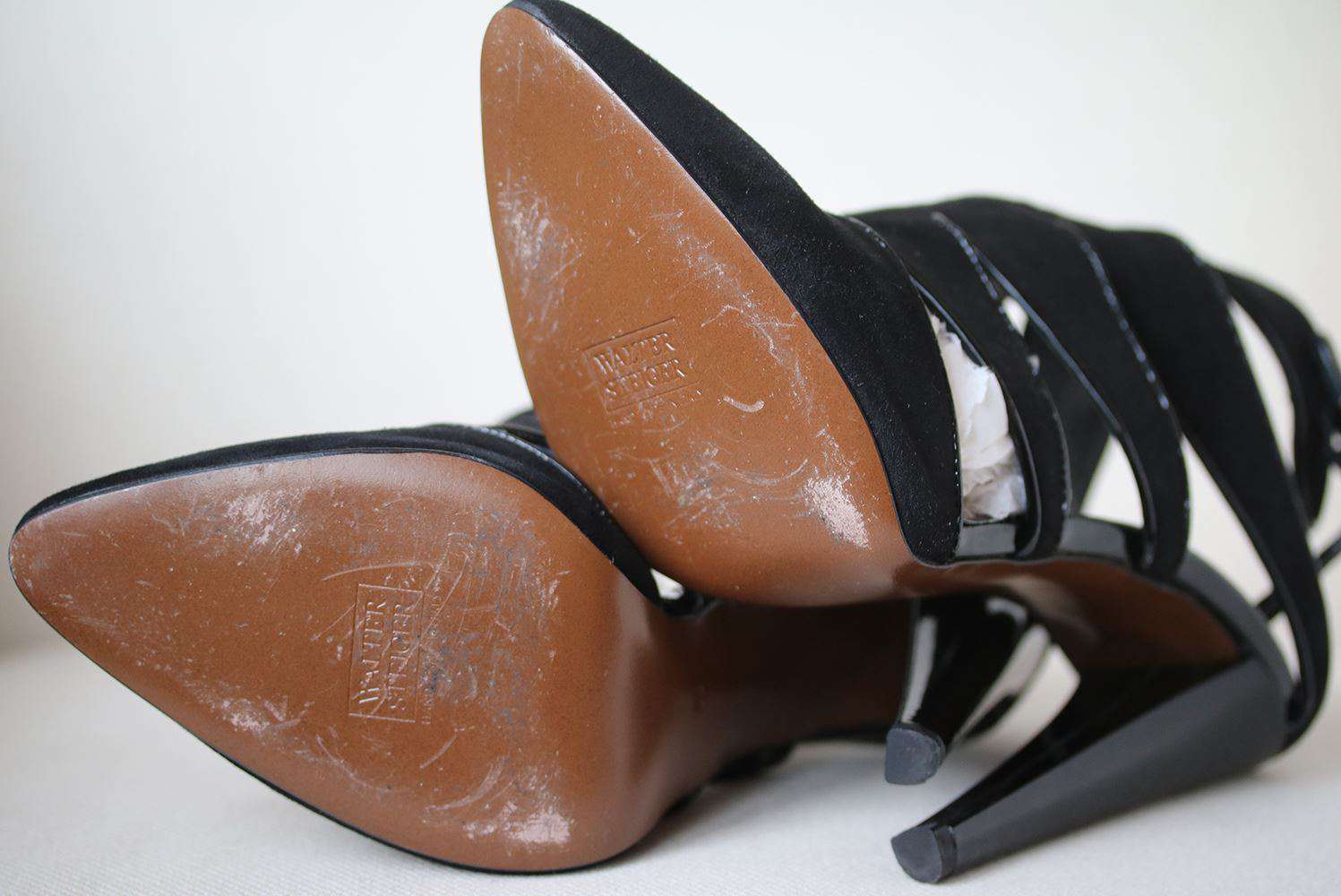 WALTER STEIGER SUEDE CUTOUT BOOTS EU 39 UK 6 US 9 - Image 4