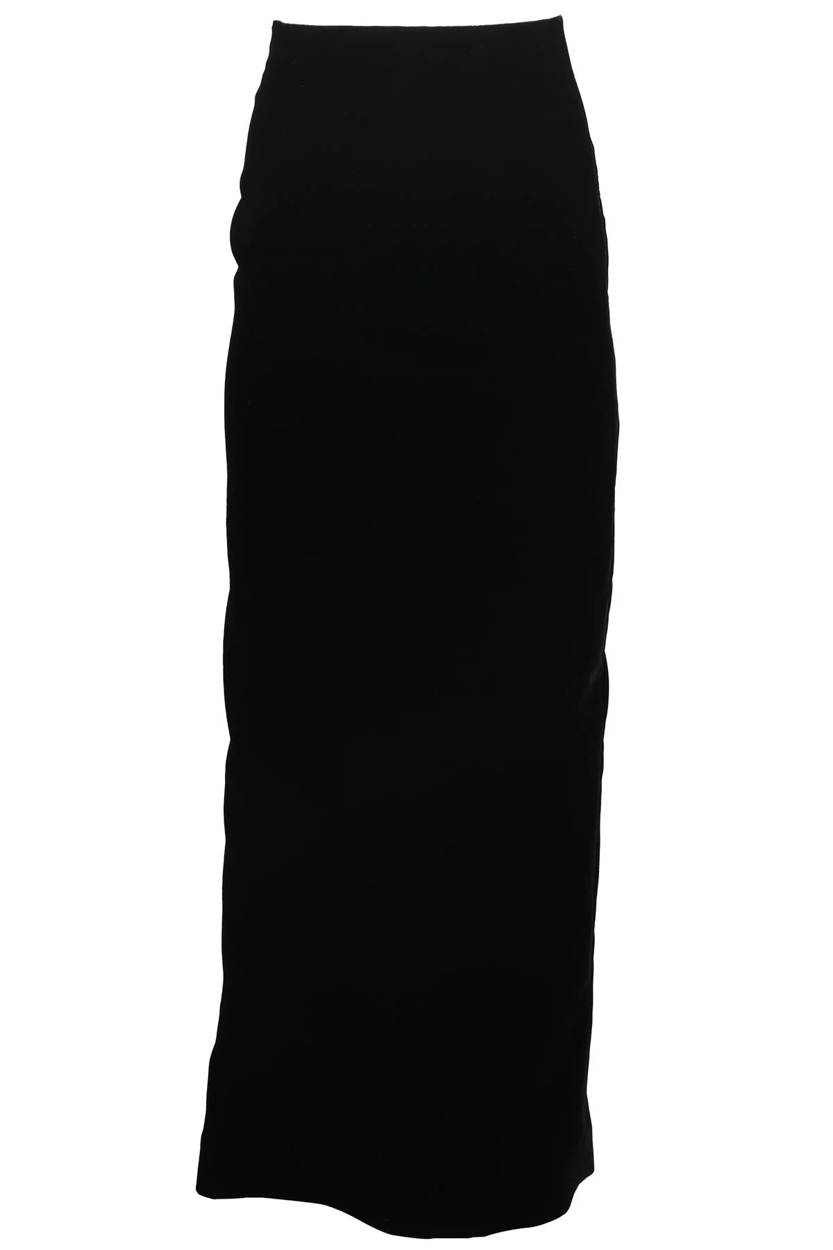 WARDROBE NYC BLACK VELVET MAXI SKIRT XSMALL