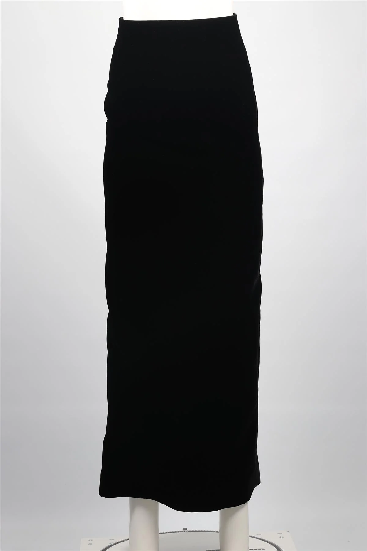 WARDROBE NYC BLACK VELVET MAXI SKIRT XSMALL - Image 2