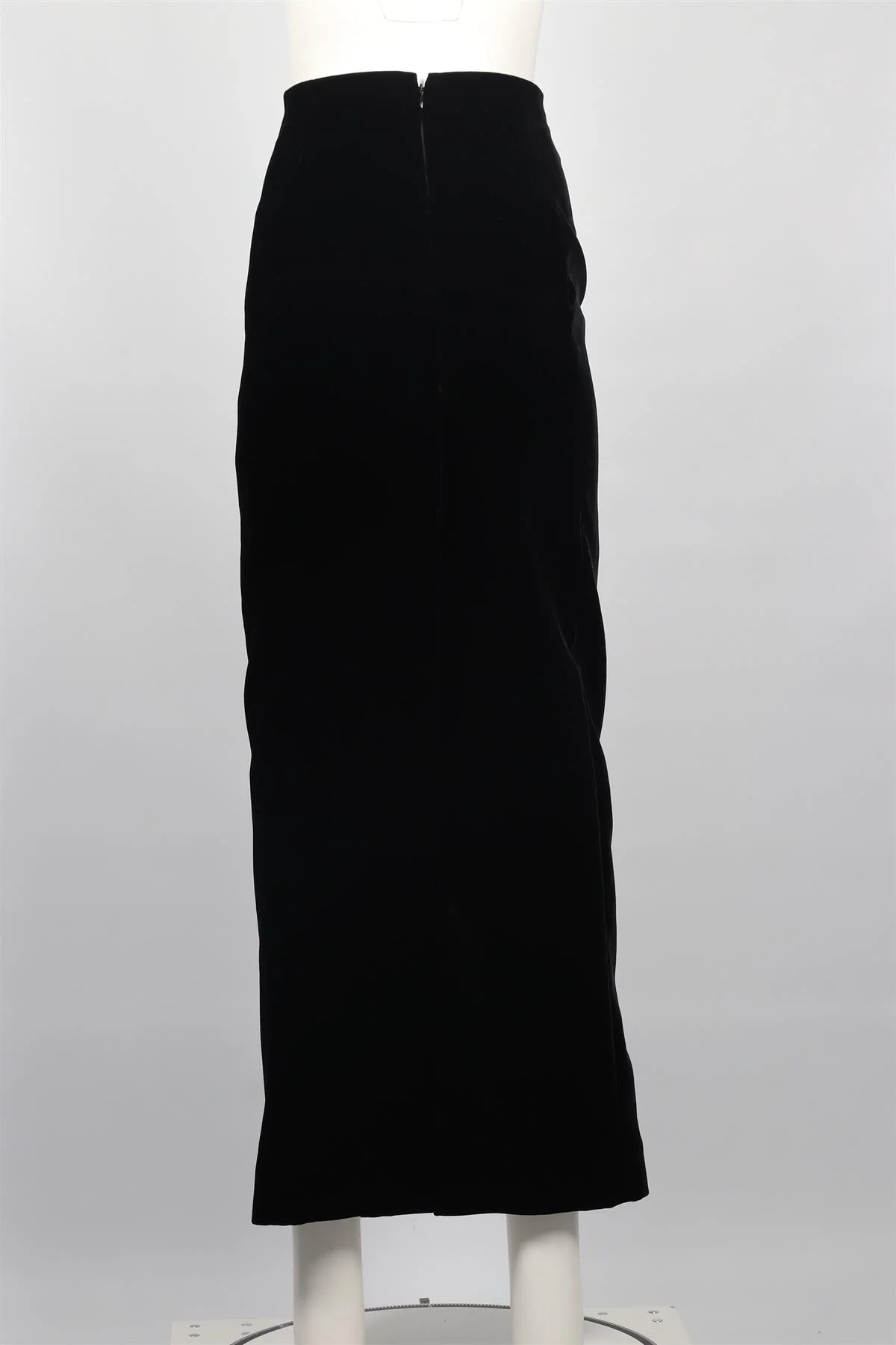 WARDROBE NYC BLACK VELVET MAXI SKIRT XSMALL - Image 4