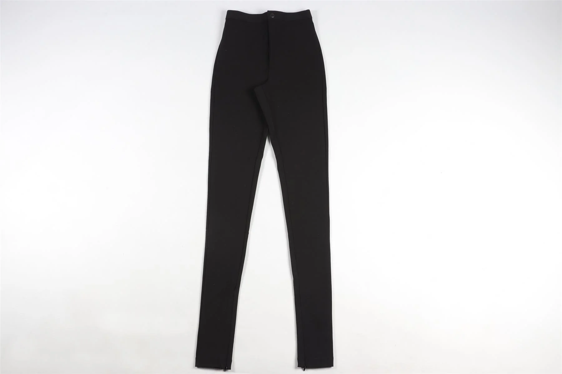 WARDROBE NYC + HAILEY BIEBER BLACK JERSEY SKINNY PANTS XSMALL - Image 2