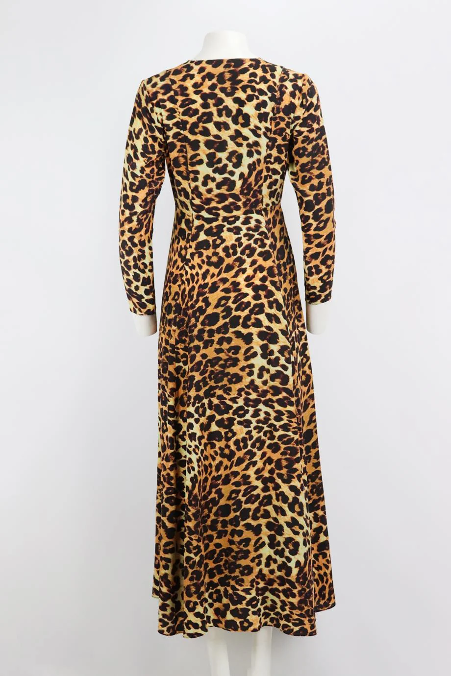 WE ARE LEONE LEOPARD PRINT SILK ROBE SMALL - Image 4