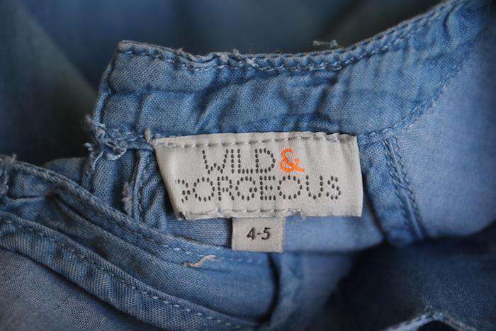 WILD & GORGEOUS GIRLS CHAMBRAY DRESS 4-5 YEARS - Image 4