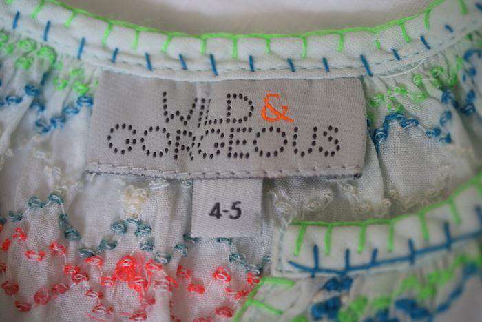WILD & GORGEOUS GIRLS GREEN AMANDINE DRESS 4-5 DRESS - Image 3