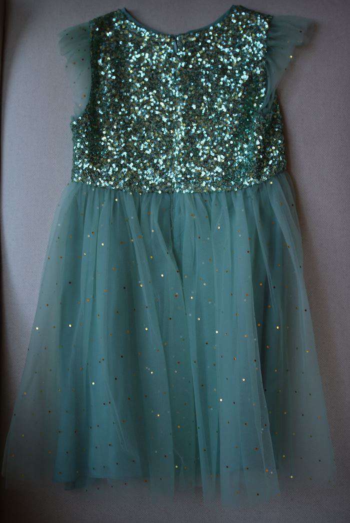 WILD & GORGEOUS GIRLS GREEN SEQUIN DRESS 4-5 YEARS - Image 3