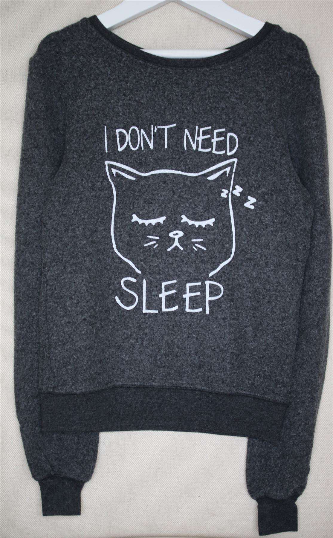 WILDFOX KIDS GIRLS I DONT NEED SLEEP SWEATER 4 YEARS