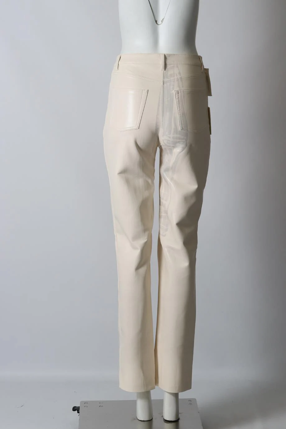 WILFRED FAUX LEATHER STRAIGHT LEG PANTS US 6 UK 10 - Image 4