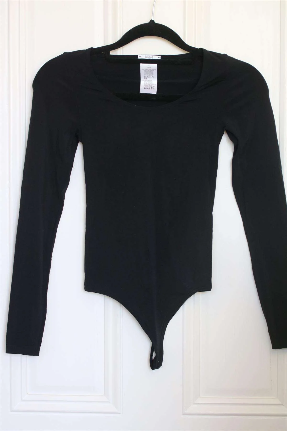 WOLFORD BUENOS AIRES STRETCH JERSEY THONG BODYSUIT SMALL - Image 2