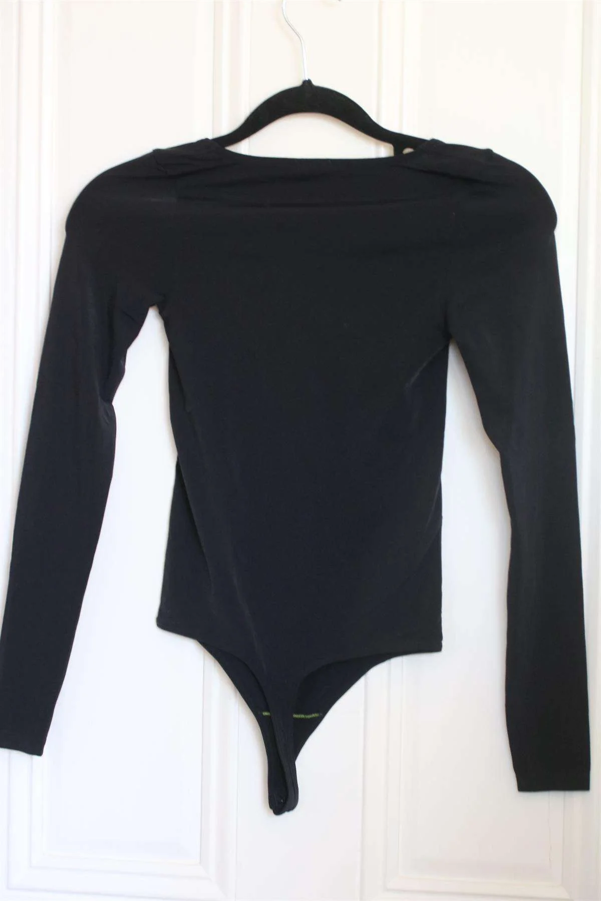 WOLFORD BUENOS AIRES STRETCH JERSEY THONG BODYSUIT SMALL - Image 3