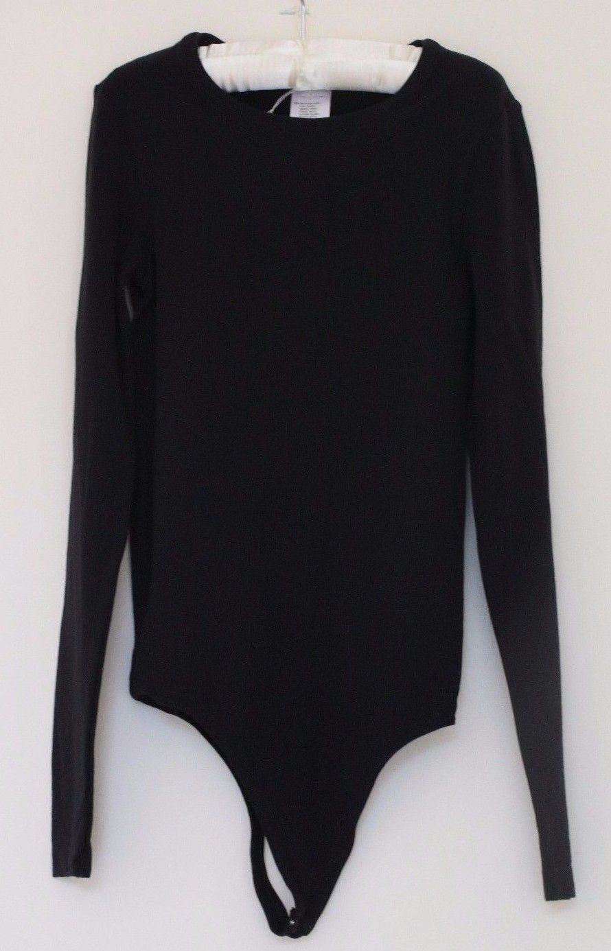 WOLFORD NEW YORK CREW NECK STRING BODY BODYSUIT SMALL - Image 2